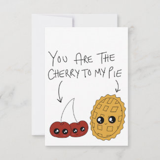 Cherry paj tack kort
