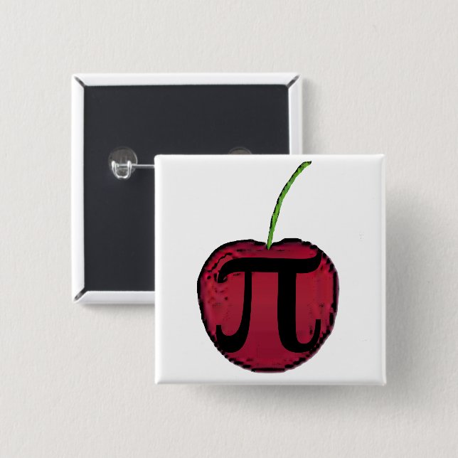Cherry Pi Button Knapp (Framsida & baksida)