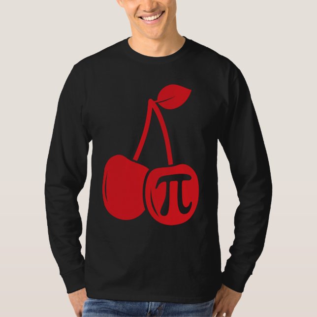 Cherry Pi Day  Math Nerd Pie Teacher 3 14 Science T Shirt (Framsida)
