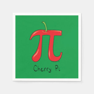 Cherry Pi Symbol Math Teacher Funny Pappersservett