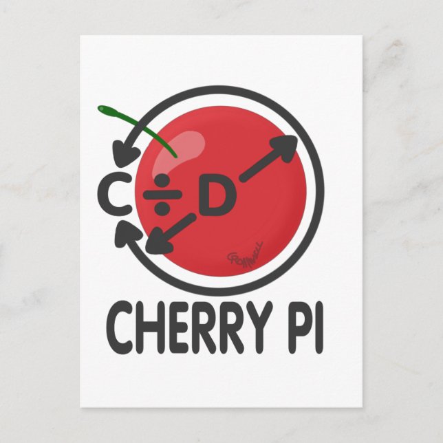 Cherry Pi Vykort (Framsida)