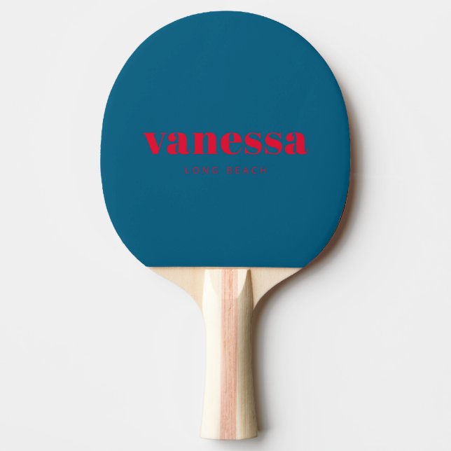 Cherry Picking Rosa Ful Minimal Modern ClassicName Pingisracket (Framsidan)
