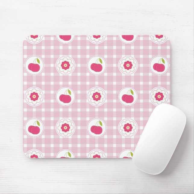 Cherry Picnic Mousepad Musmatta (Med mus)