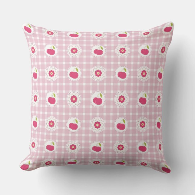 Cherry Picnic Pillow Kudde (Framsida)