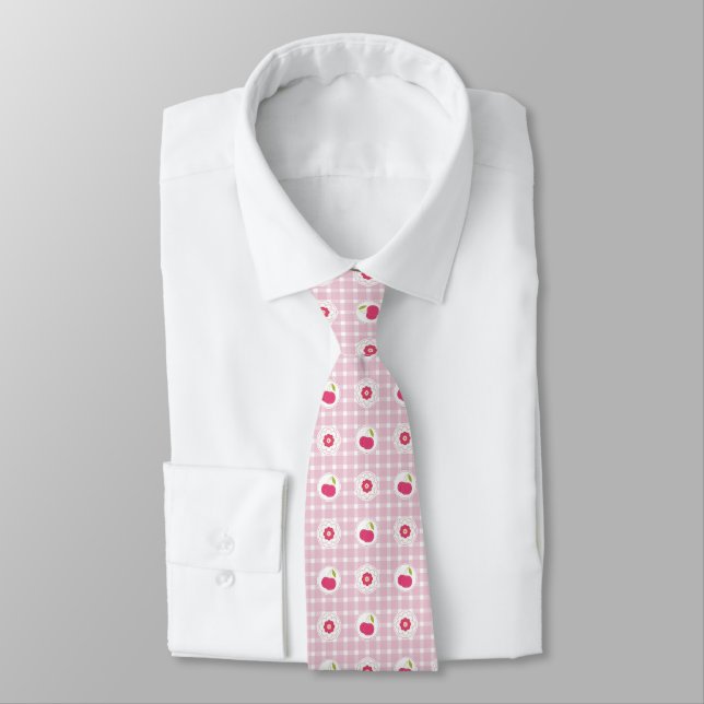 Cherry Picnic Tie Slips (Bunden)