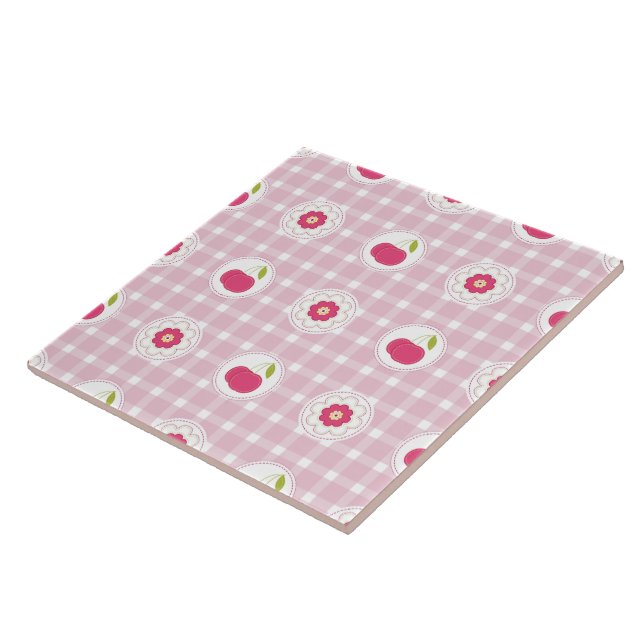 Cherry Picnic Tile Kakelplatta (Sidan)