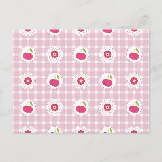 Cherry Picnic-vykort Vykort (Framsida)