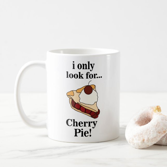 Cherry Pie Efterrätter Bagare Kaffemugg (Med munk)