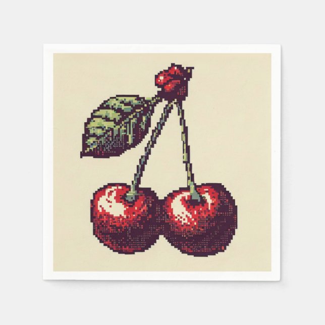 Cherry Pixels Pappersservett (Framsidan)