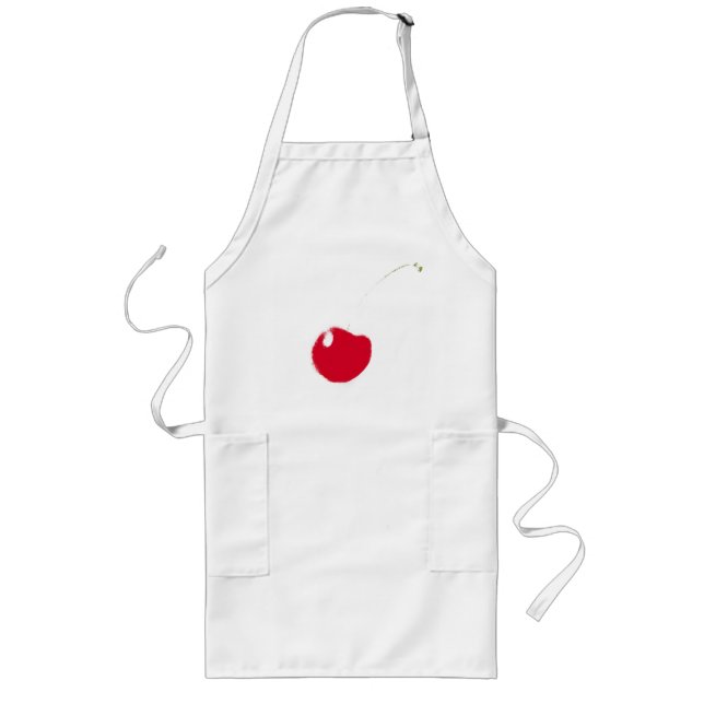Cherry Pop Långt Förkläde (Framsidan)