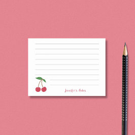 Cherry Post-it Block