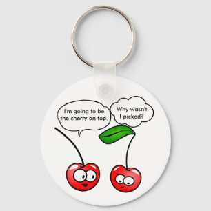 Cherry Puns Nyckelring