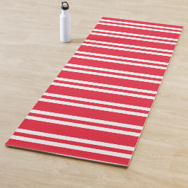 Cherry Red and White Stripe