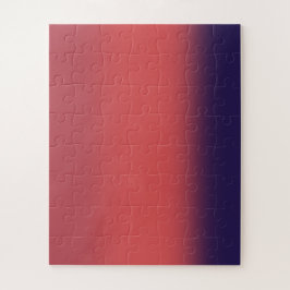 Cherry Red Gradient Puzzle Pussel