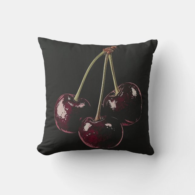Cherry Red Kudde (Framsida)