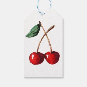 Cherry Red Presentetikett