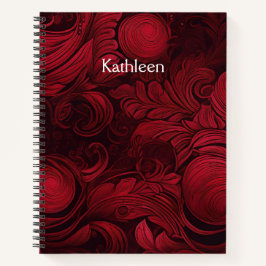 Cherry Red Swirl Feminine Personlig