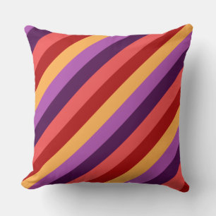 Cherry Red Violet Rand Big Dekorativ kudde