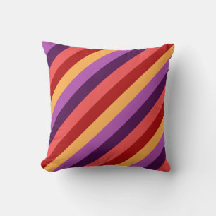 Cherry Red Violet Rand Dekorativ kudde