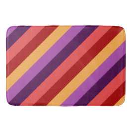 Cherry Red Violet Rand Large Bath Mat Badrumsmatta