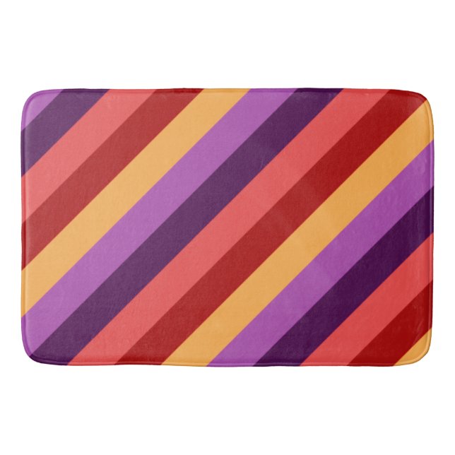 Cherry Red Violet Rand Large Bath Mat Badrumsmatta (Framsidan)