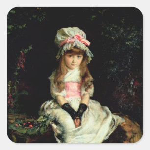 Cherry Ripe, 1879 Fyrkantigt Klistermärke