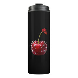 Cherry Rock Style Stainless Steel Flask