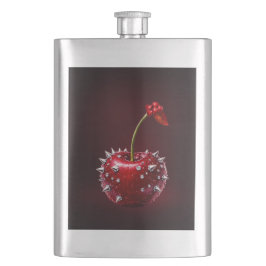 Cherry Rock Style Stainless Steel Flask Fickplunta