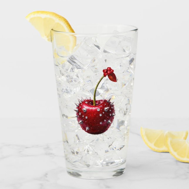 Cherry Rock Style Stainless Steel Flask Glaskopp (Framsida Ice)