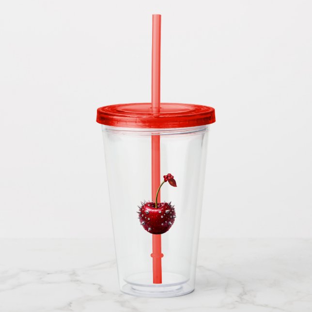 Cherry Rock Style Take Away Mugg (Framsida)
