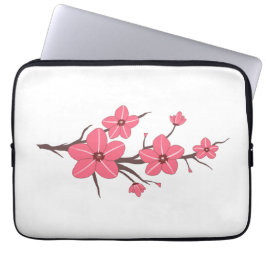 Cherry rosa blommor mönster! laptop fodral