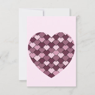 Cherry Rosa Square och Diamond Hjärtat