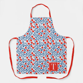 Cherry Rustic Farmhouse French Country Monogram