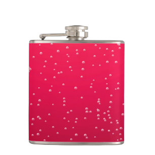 Cherry Soda med Tiny Bubbles Background Art Fickplunta