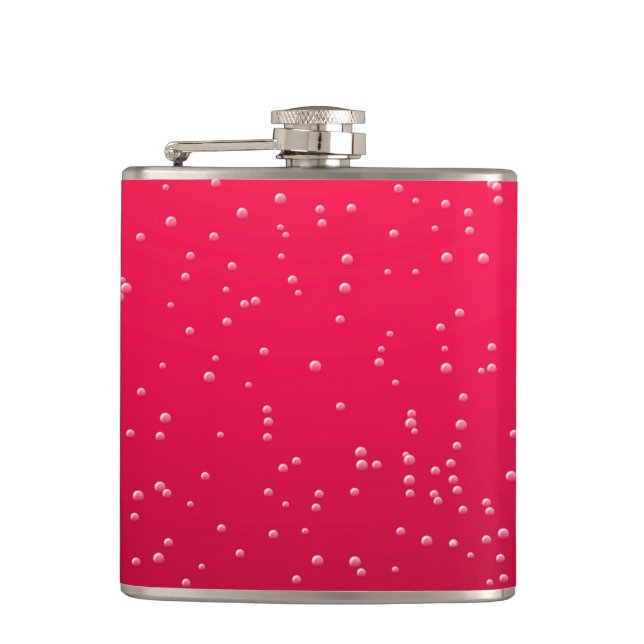 Cherry Soda med Tiny Bubbles Background Art Fickplunta (Framsidan)