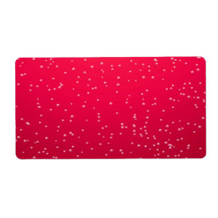 Cherry Soda med Tiny Bubbles Background Art Fraktsedel