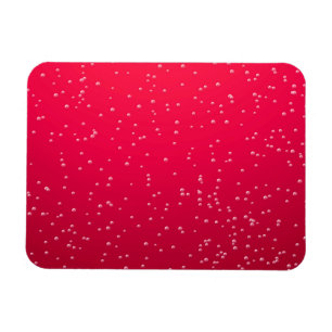 Cherry Soda med Tiny Bubbles Background Art Magnet