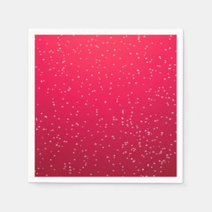Cherry Soda med Tiny Bubbles Background Art Pappersservett