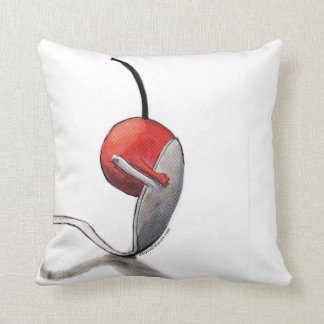 Cherry Spoon Hug Cotton Dekorativ kudde