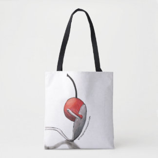 Cherry Spoon Hug Tote Tygkasse