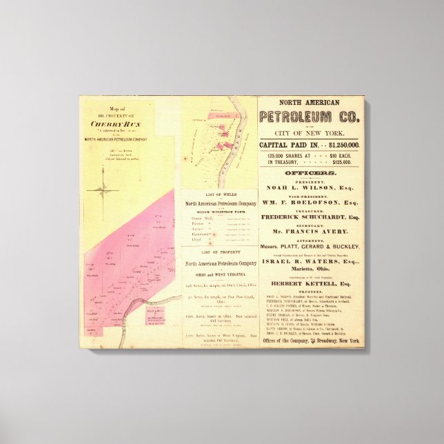 Cherry Springa egendom Canvastryck (Framsida)