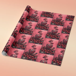 Cherry Steampunk Valentine Presentpapper