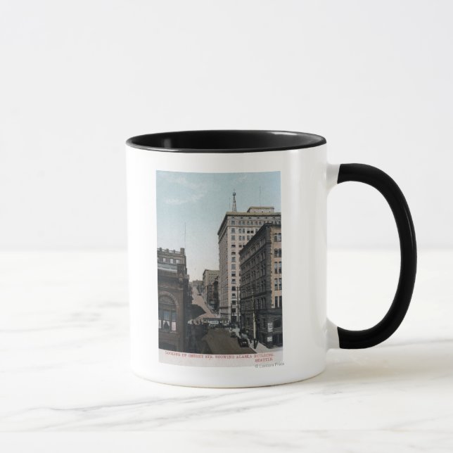 Cherry Street Scene med Alaska Bldg Mugg (Höger)