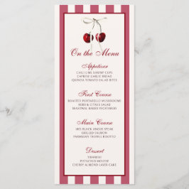 Cherry Stripe Meny