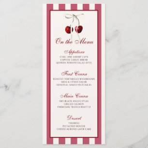 Cherry Stripe Meny