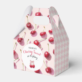 Cherry Sweet 1st Birthday Presentaskar