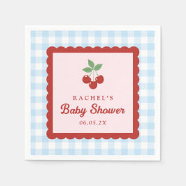Cherry Sweet Baby Shower Pappersservett