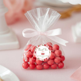 Cherry Sweet baby shower sticker Runt Klistermärke