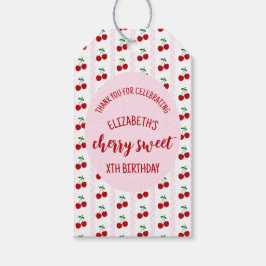 Cherry Sweet Birthday Presentetikett