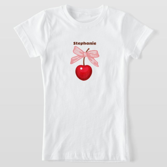 Cherry Sweet Birthday T Shirt (Laydown)